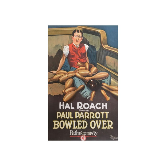 Bowled Over' Silent Film Poster 1923