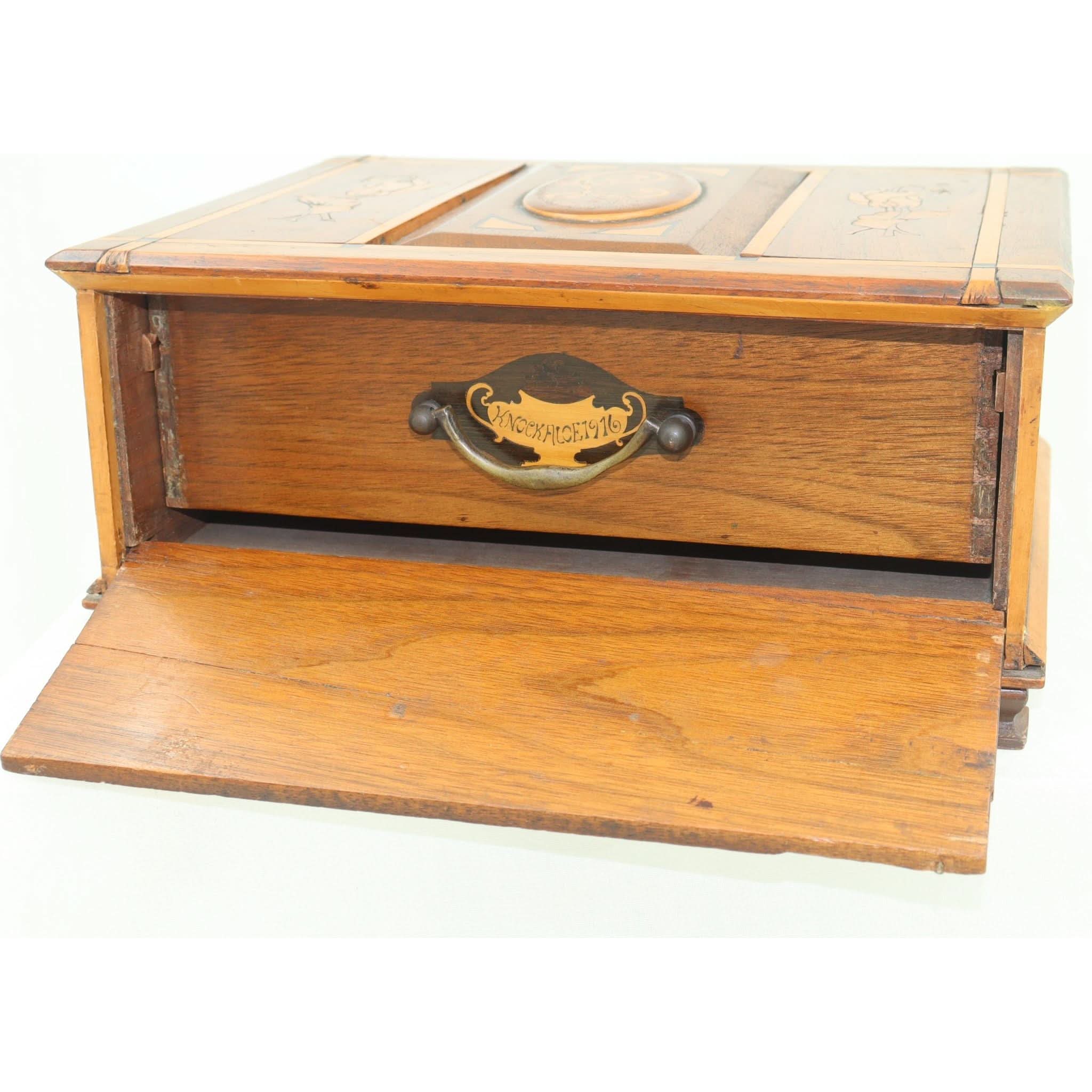 Shop Box made in Knockaloe internment camp Isle of Man 1916 | Bazaa
