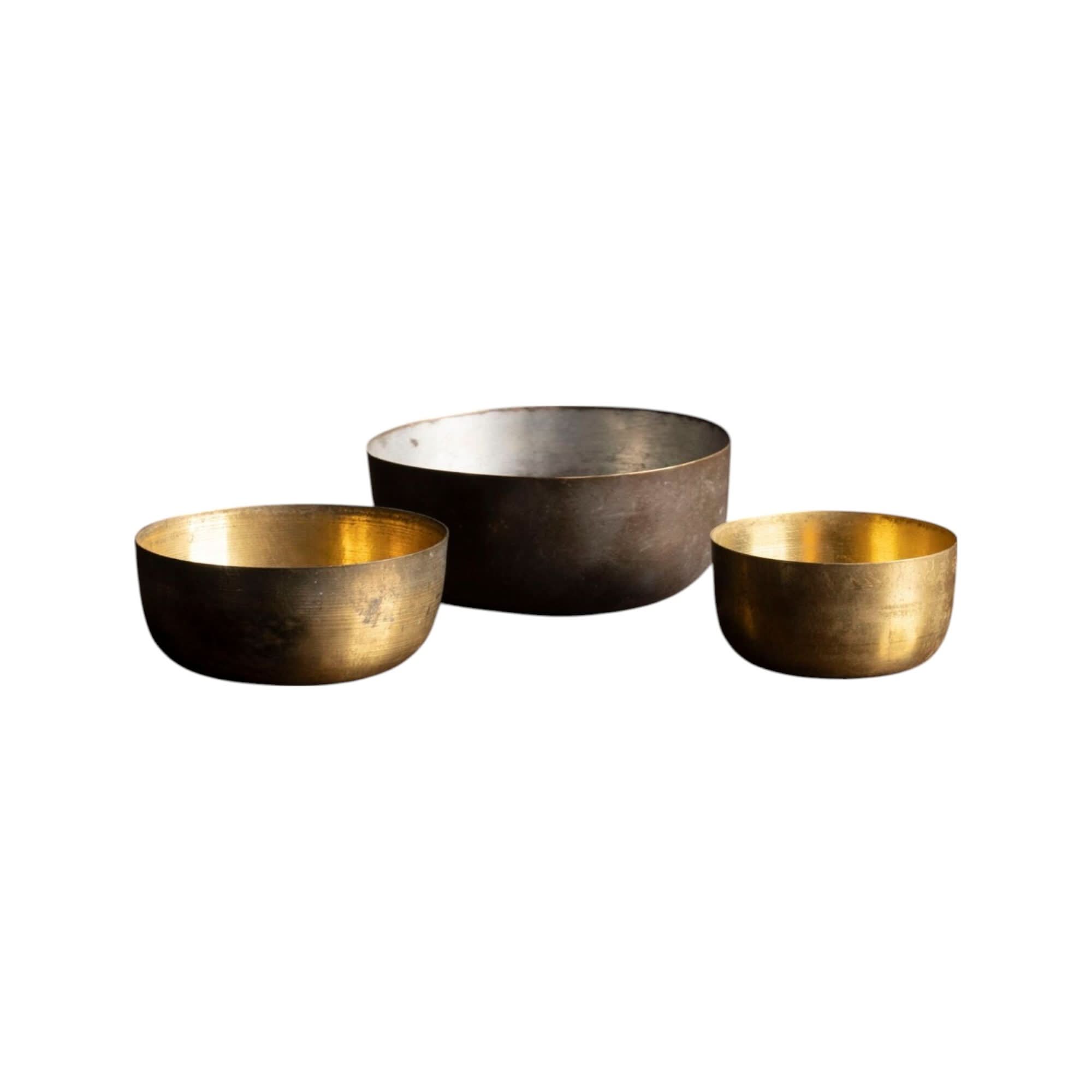Brass bowls - assorted sizes | Bazaa | Designer, Vintage and Antique Furniture