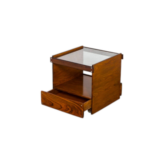 Brazilian Rosewood Side Table by Sergio Rodrigues. Brazil. Eternity Collections