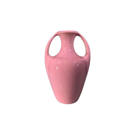 Bretby vase with pink glaze, Dr Dresser inspired, c.1895