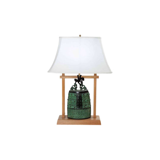Bronze bell table lamp