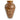 Brown and white Pottery Vase with glaze drip pattern - Bazaa