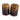 Brown Glaze Drip Salt & Pepper Shaker Set - Bazaa