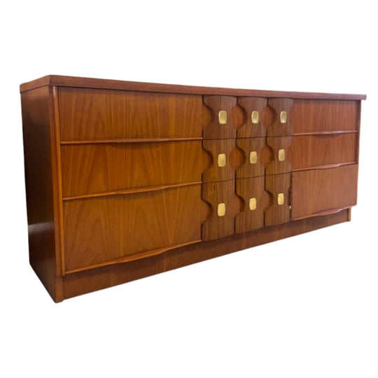 'Burgess Furniture' Dresser with metal detailing