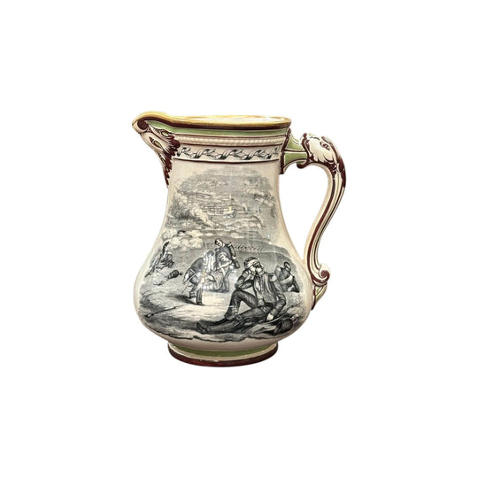 Burslem royal patriotic jug c.1854