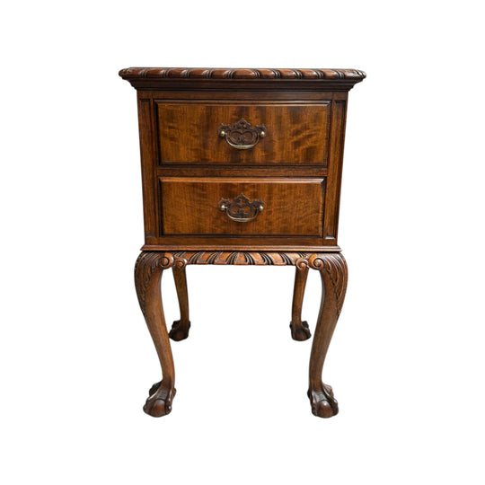 Versatile Vintage Chippendale Bedside Cabinet