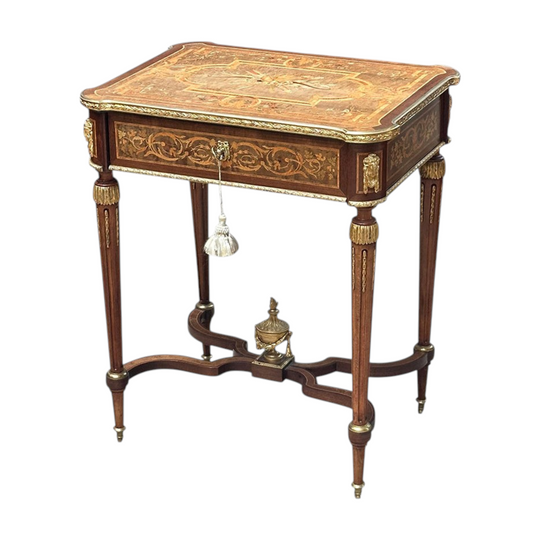 French Napoleon III Jewellery Table by Tahan, Paris c.1860