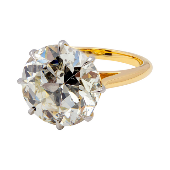 Impressive 8.10ct Diamond Solitaire Ring