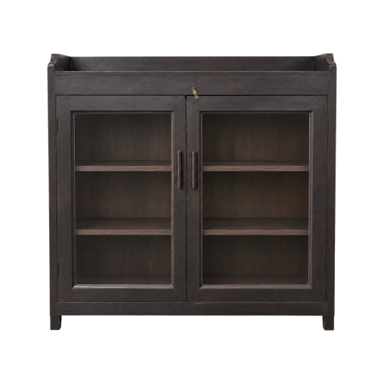 Cabinet Glass Fronted with Ledge #430