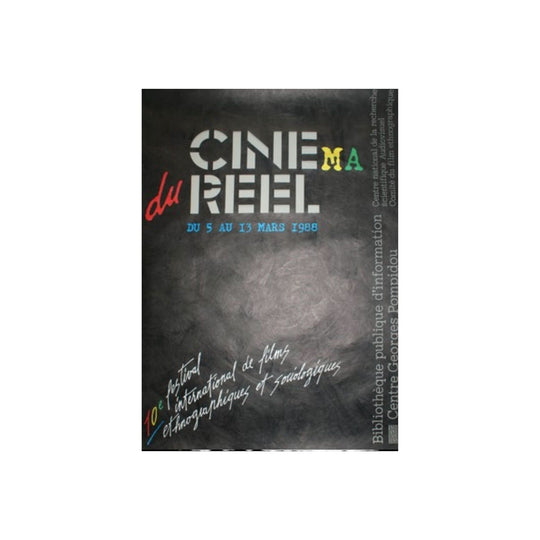 Centre Georges Pompodou Cinema du Reel 1988
