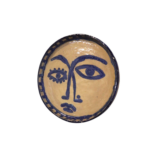 Ceramic Blue Serving Plate