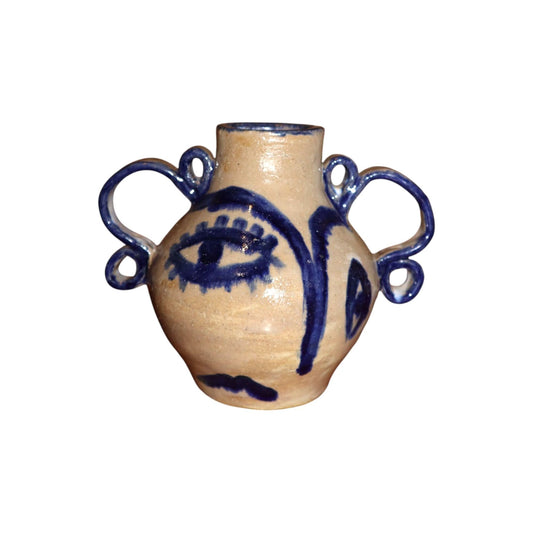 Ceramic Blue Vase 1 | Bazaa | Designer, Vintage and Antique Furniture