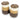 Ceramic Kitchen Storage Canister set with coffee bean shape lids. - Bazaa