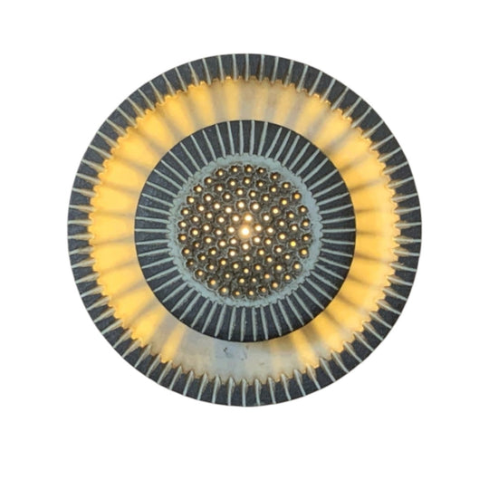 Ceramic Sun Wall Light by Løvemose Keramik. Denmark. 1970s