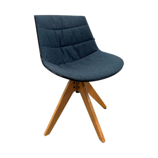 Chair FLOW CHAIR by Jean Marie Massaud for MDF Italia Dark Blue