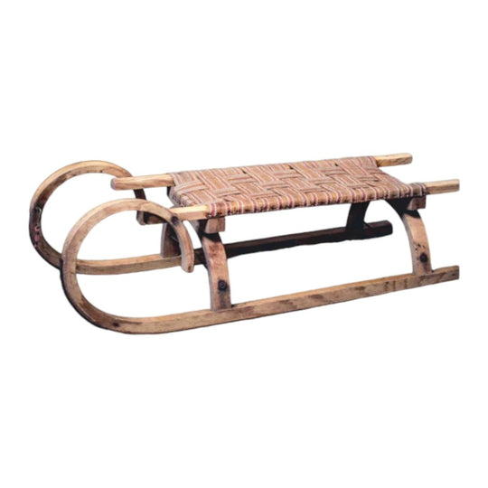Characterful vintage alpine sleigh from the French Alps