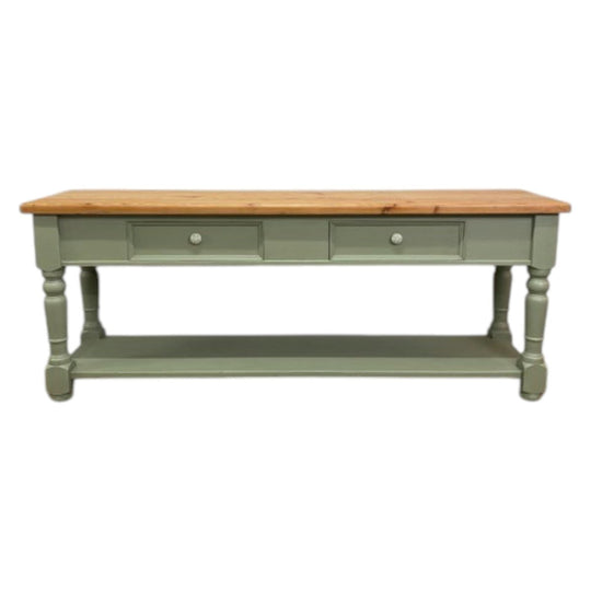 Chateau Grey Sage Colour Sideboard with Sanded Back Top