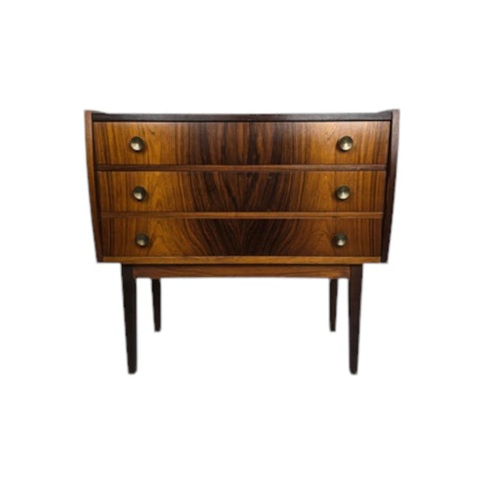 Chest of drawers with brass handles