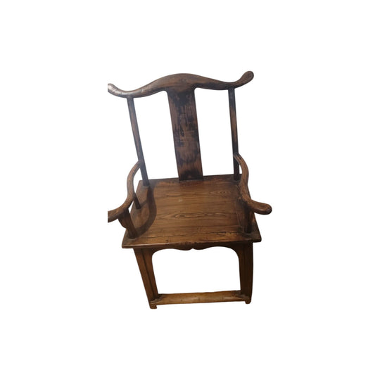 Chinese Qing Dynasty Elm Chair