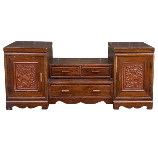 Chinese Rosewood Duobaoge Treasure Rack
