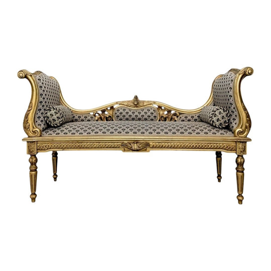 Circa 1900 French Empire Revival Giltwood Daybed