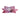 Circa 1960 Italian Mid-Century Art Glass Star or Orchid Bowl in Pink Cranberry Glass. B12272 | Bazaa | Designer, Vintage and Antique Furniture
