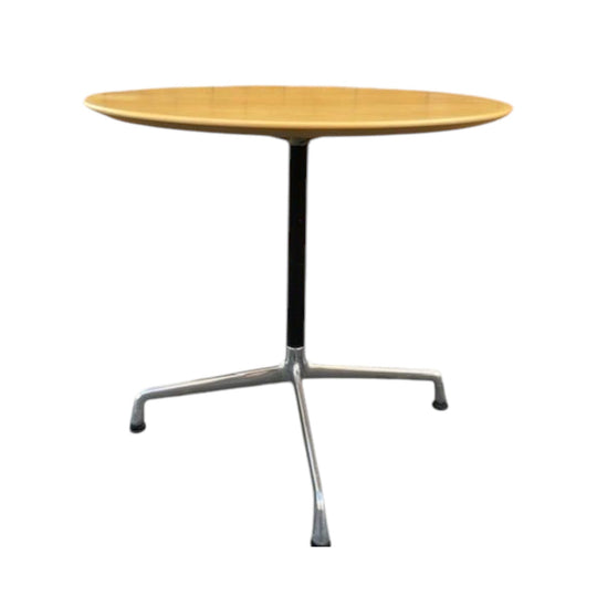 Classic Eames Aluminum Group Pedestal Table – Original Vintage Piece