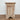 CLASSIC Hand Carved Mango Wood Bedside Table - White Wash | Bazaa | Designer, Vintage and Antique Furniture