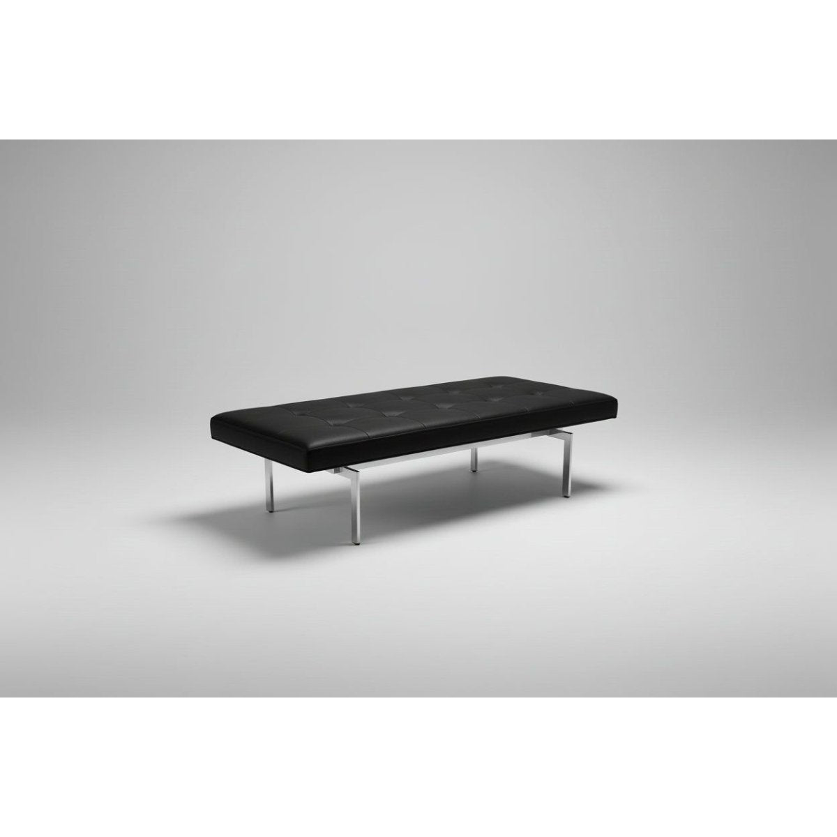 Classic Leather Gallery Bench - Le Corbusier Style | Bazaa | Designer, Vintage and Antique Furniture