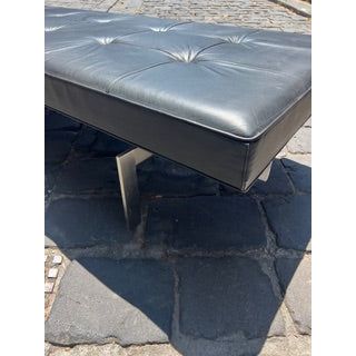 Classic Leather Gallery Bench - Le Corbusier Style | Bazaa | Designer, Vintage and Antique Furniture