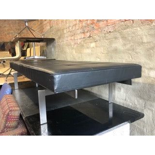 Classic Leather Gallery Bench - Le Corbusier Style | Bazaa | Designer, Vintage and Antique Furniture