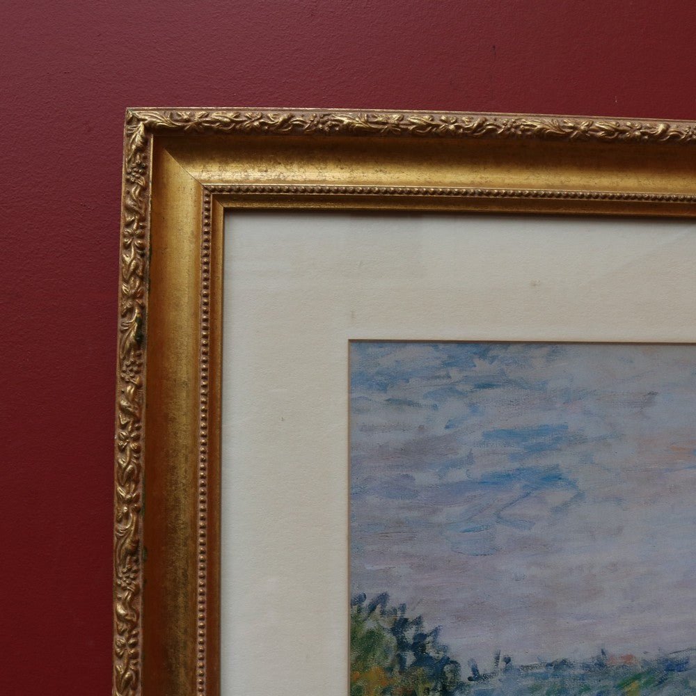 Claude Monet A Corner in the Garden at Montgeron print in gilt frame. B13024 | Bazaa | Designer, Vintage and Antique Furniture