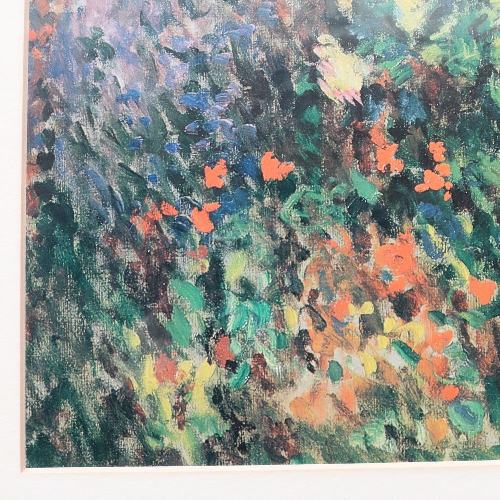 Claude Monet A Corner in the Garden at Montgeron print in gilt frame. B13024 | Bazaa | Designer, Vintage and Antique Furniture
