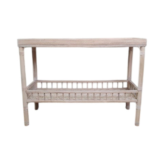 Coastal Whitewash Console