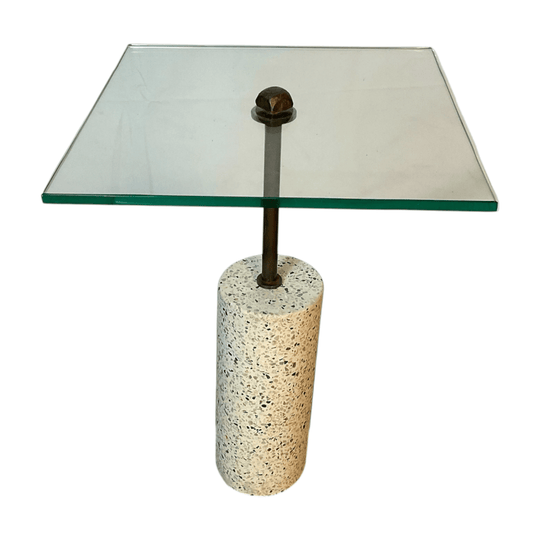 Coco Republic Terrazzo And Glass Side Table