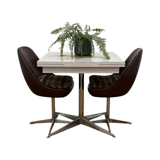 Compact Mid-Century Laminate & Chrome Dining Set – Australia, 1970s