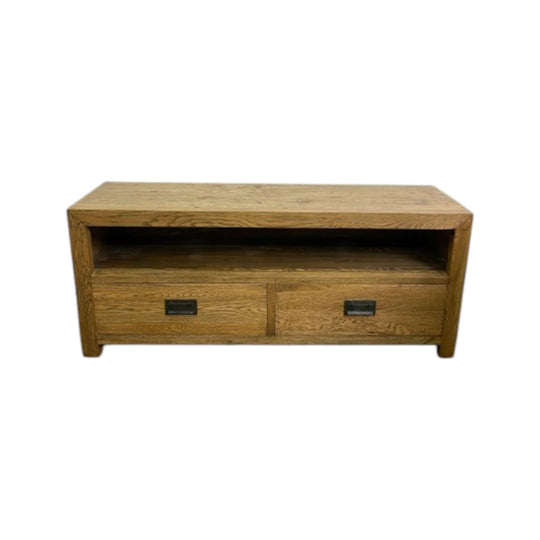 Contemporary Oak TV Unit