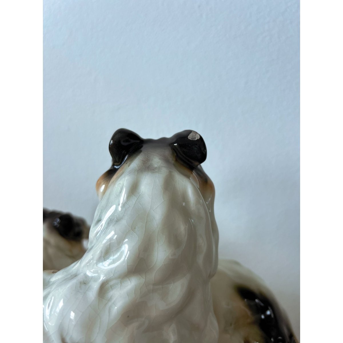 Cortendorf West German Porcelain Borzoi Figural Group, Mid-Century c.1960 | Bazaa | Designer, Vintage and Antique Furniture