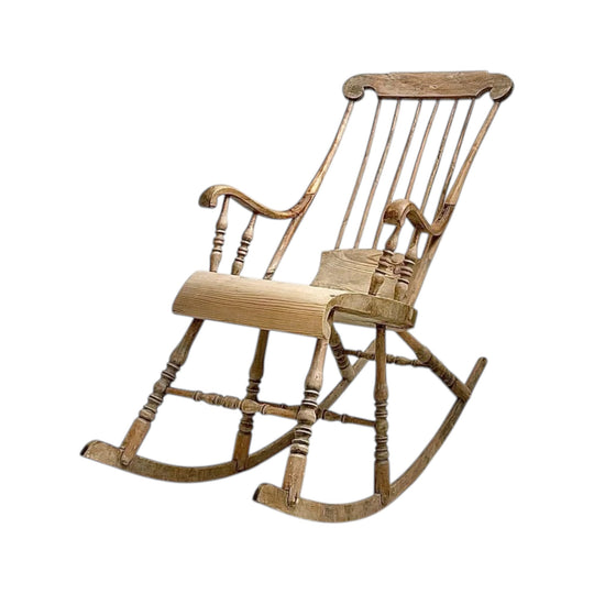 Scandinavian Antique Rocking Chair