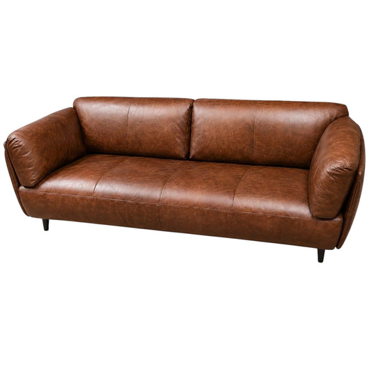 Danish Style MCM Buffalo 3-Seater Leather Sofa