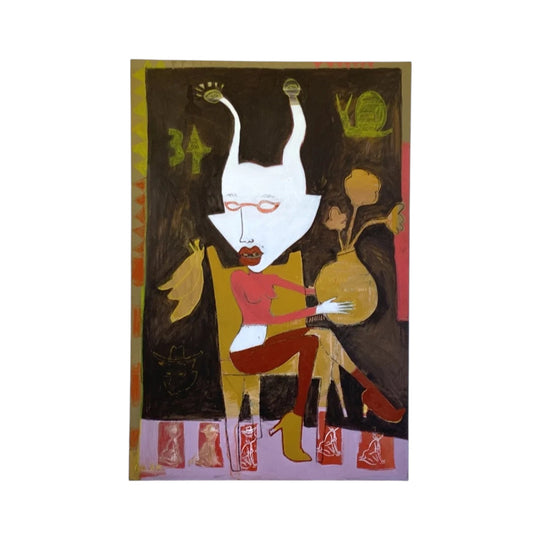‘Miss Fibonacci’ Original Wall Art by Australian Artist MLAK – Karlee Mackie