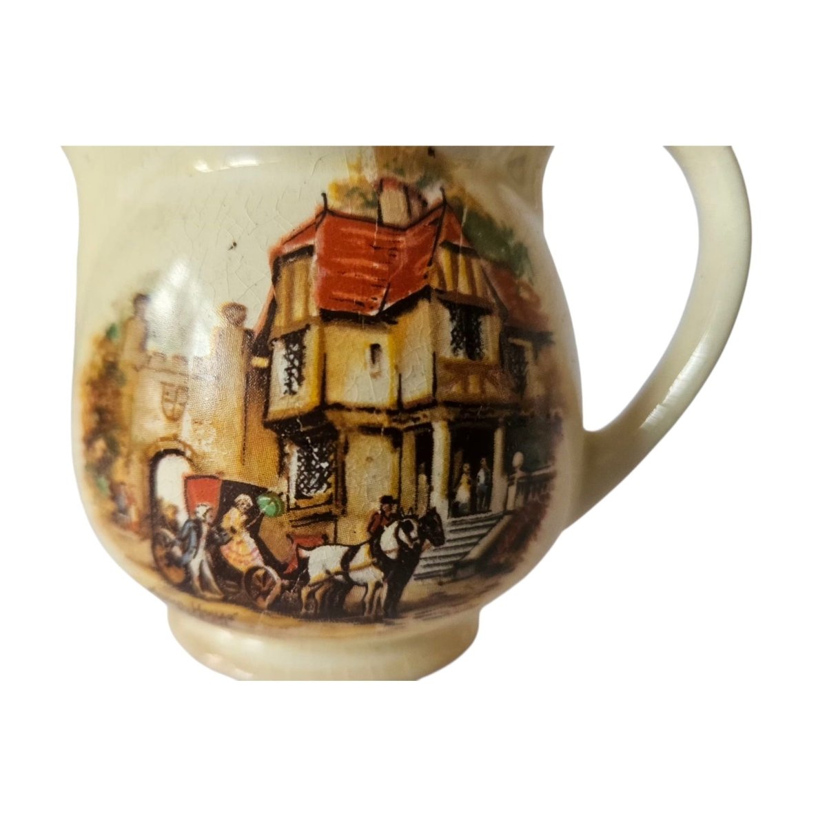Crown Devon "Coaching Days" Swan Inn Hereford Manor House Oxford gravy set 1930s | Bazaa | Designer, Vintage and Antique Furniture