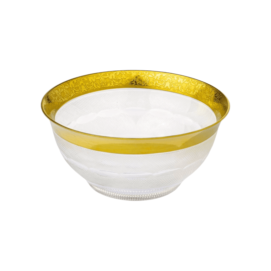 Crystal Bowl by Moser in the 'Splendid' Pattern