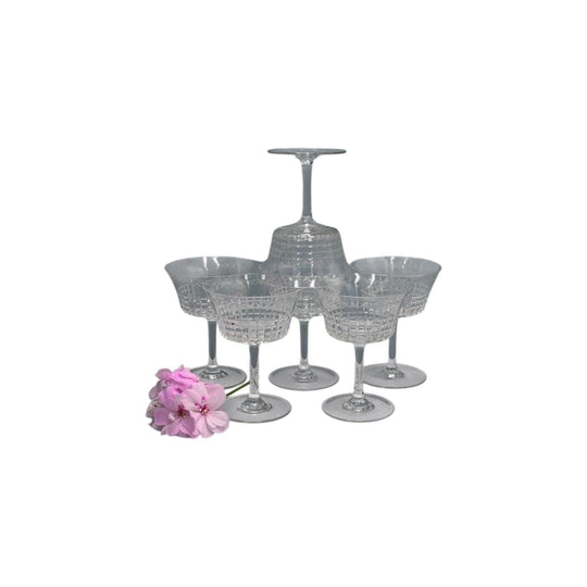 Crystal Champagne Coupes