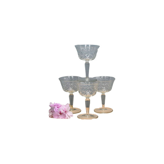 Crystal Champagne Coupes (Small)