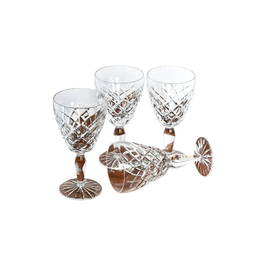 Crystal Vintage Wine Glasses. Set of 4
