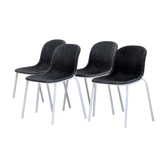 De Vorm LJ2 PET Felt Stacking Chairs by Laurie Wiid van Heerden