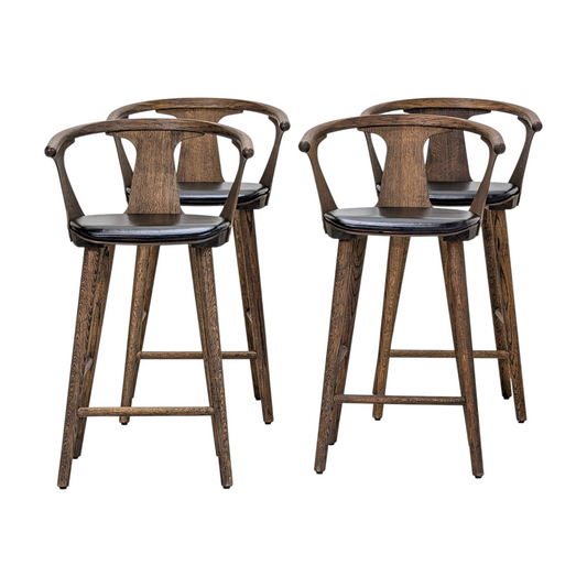&Tradition 'In Between' SK8 Counter Stool Frames, Custom Upholstery