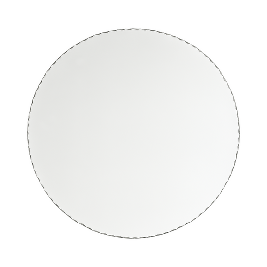 Vintage Art Deco Round Wall Mirror – 90cm Diameter
